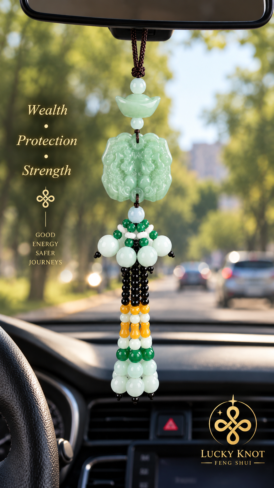 Pixiu Wealth & Luck Car Charm