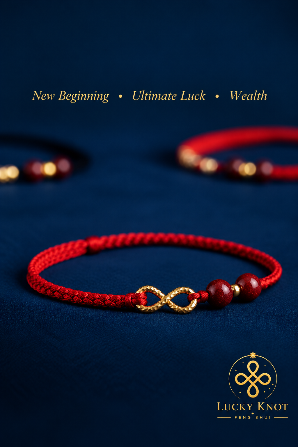 Infinity Luck Bracelet - Red