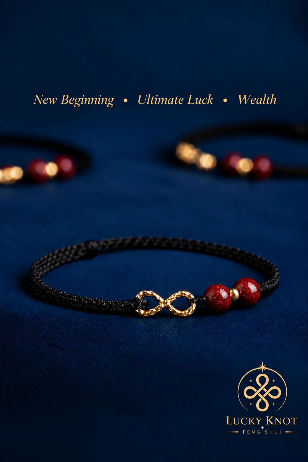 Infinity Luck Bracelet - Black