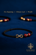Infinity Luck Bracelet - Black