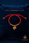Nine-Tailed Fox Love Charm Bracelet - Gold plated