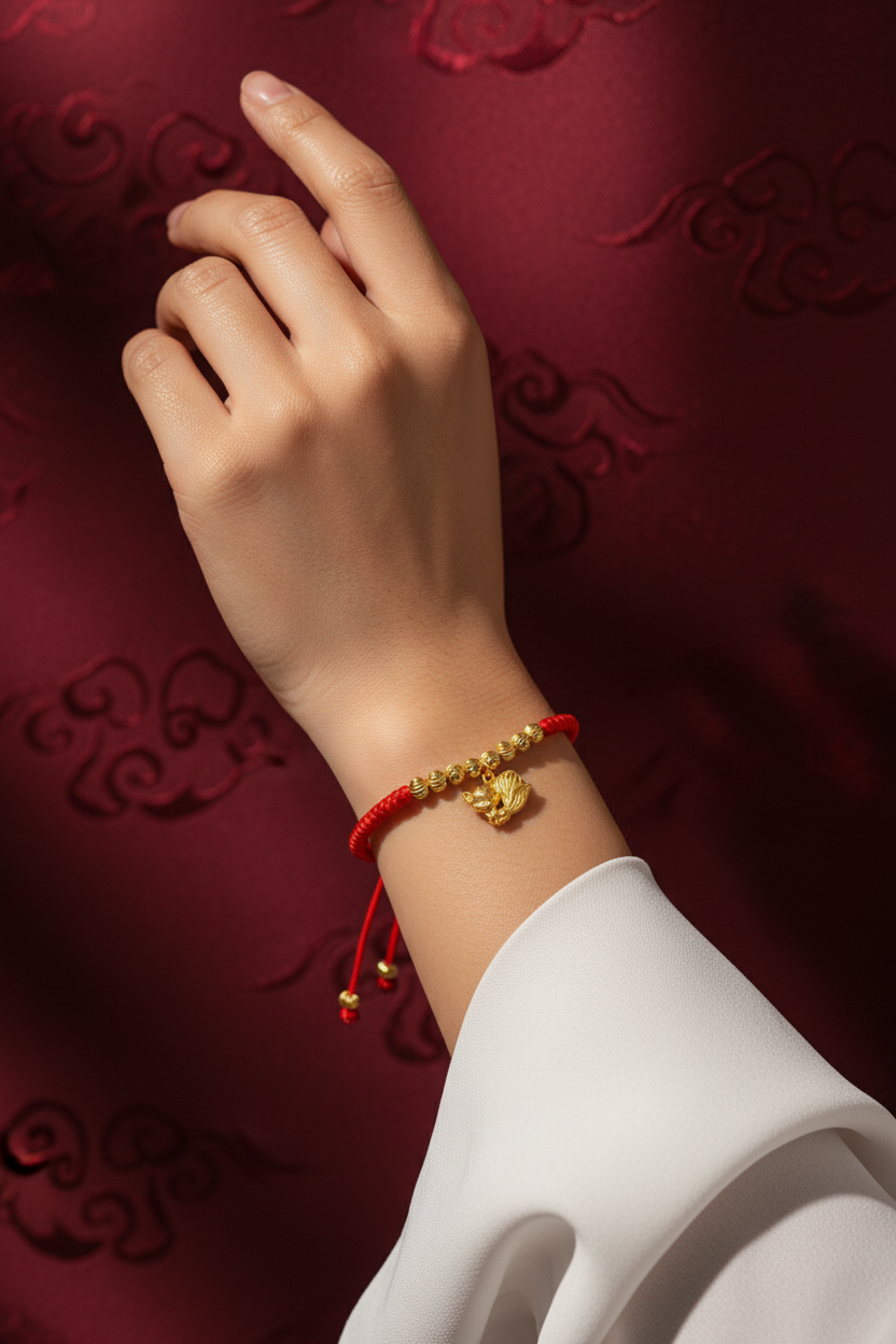 HW - Red Fox Charm Bracelet