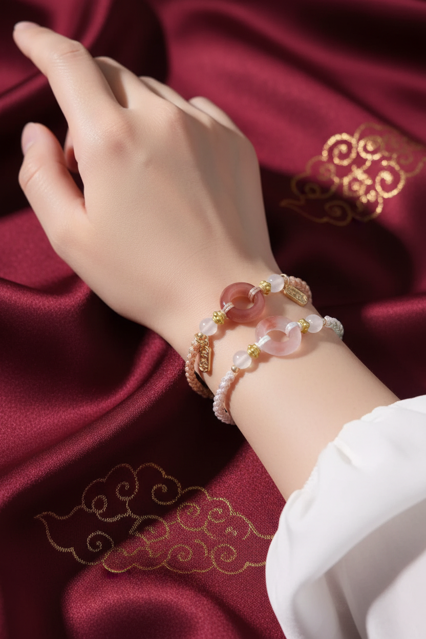HW - Stacked Pink Donut Bracelets
